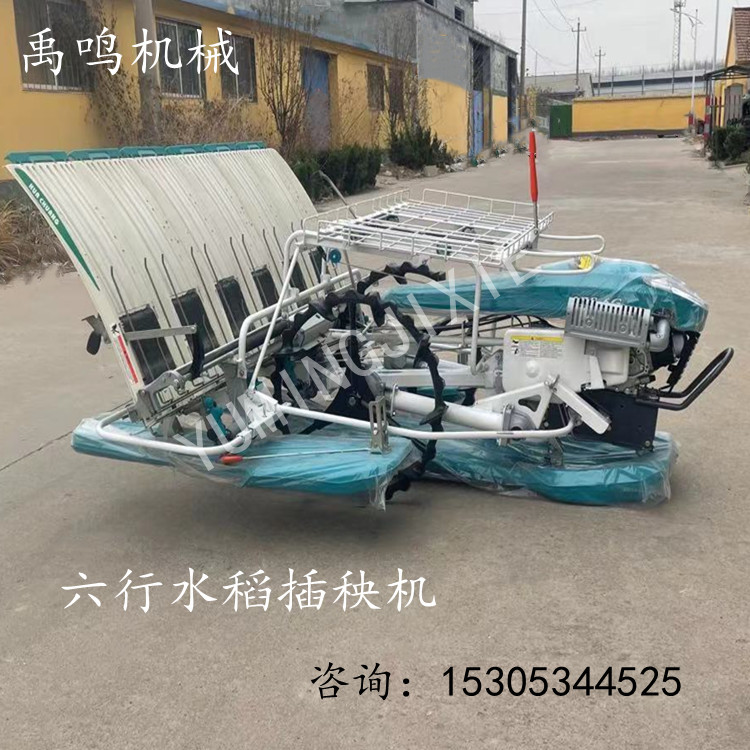 厂家供应手扶水稻插秧机 手扶步进式农用小型插秧机四行六行现货