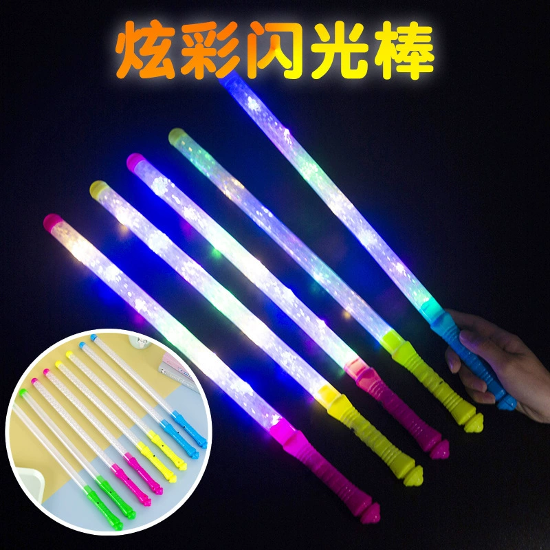 Big flashing rainbow school colorful light stick