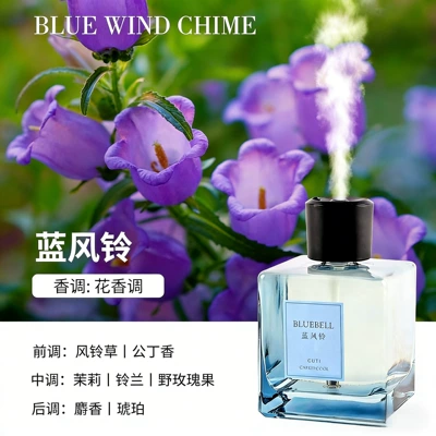 Car Perfume Aromatherapy – Model Home Fragrance High-End Aroma - blue-wind-chime-500ml-spray-aromatherapy