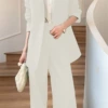 KZ off-white single piece pants