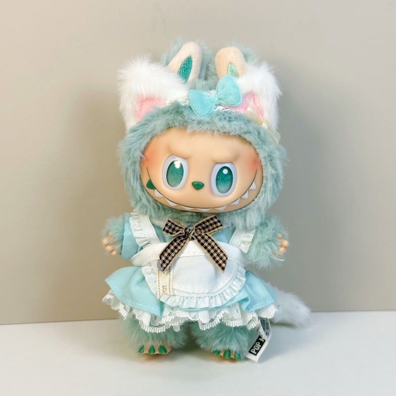 仅衣服适用labubu娃衣坐坐派对一二三代拉布布衣服服装套装等周边|undefined