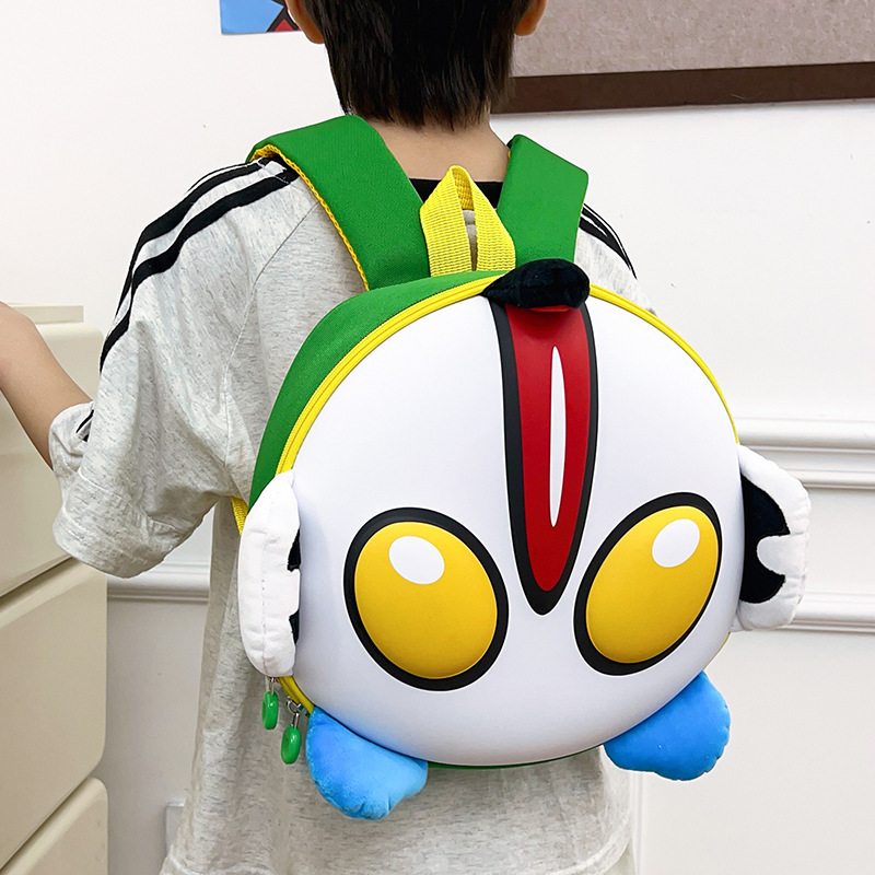 Mochila de jardín de infantes de 2 - 3 - 5 años de impresión de dibujos animados mochila ultra ligera, mochila de cáscara dura de moda cool para niños, mochila de juego de clase 6.