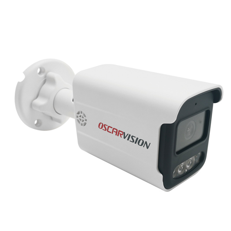 Kit de Cámaras de Monitoreo Coaxial HD AHD de Plástico con Visión Nocturna e Intercomunicador de Voz para Uso Doméstico