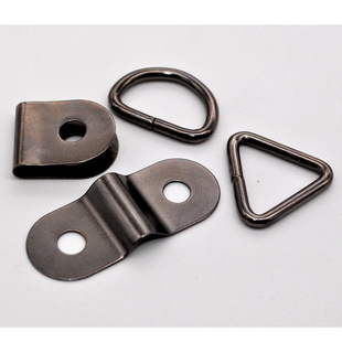 Gun Color Handmade Leather DIY Arch Bridge U-Shaped Clip Luggage Hardware Accessories Can Be Equipped with D Ring Triangular Buckle Square Buckle