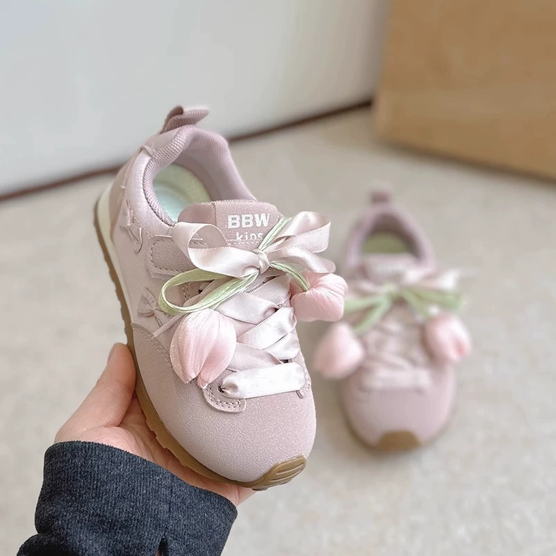 Детская обувь весенняя Tulip Shoes Forrest Gump Shoes 2025 новый детский весенне-осенний спортивный обувь с мягкой подошвой