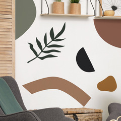 梵汐新款FX-F536創意設計不規則拼接牆貼臥室客廳裝飾牆貼紙批發