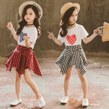 Clothes girls girl Kids Shirt Shorts for Baby set Children跨