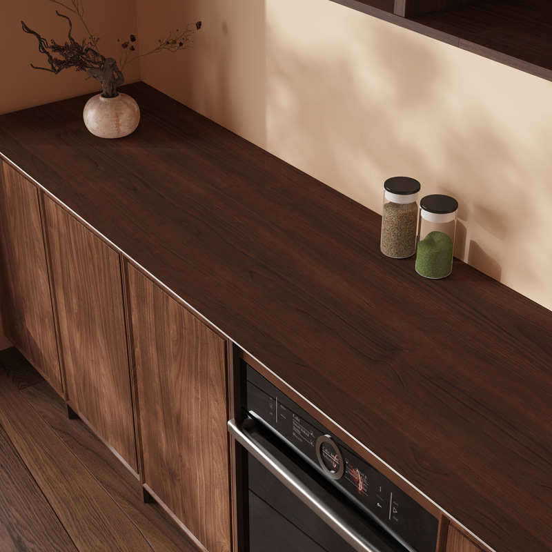 Imitation Wood Grain Sideboard Table Mat, Accessible Luxury and High-End Sense, Household Waterproof, Oil-Proof and Anti-Scalding Living Room Entrance Cabinet Shoe Cabinet Tablecloth