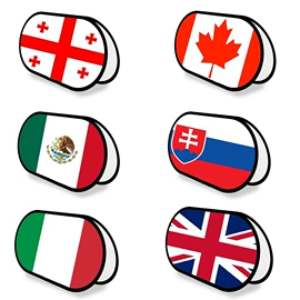 旗帜;展示架;帐篷