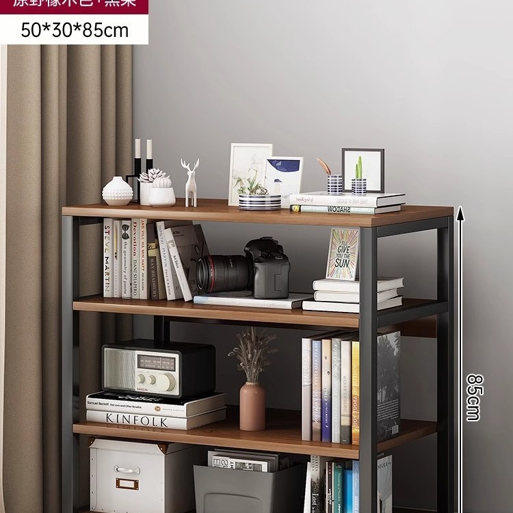 Estante de impresión estante de almacenamiento de hierro forjado estante de almacenamiento de piso multicapa estante de exhibición simple armario de oficina armario