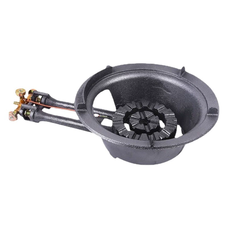 Оптовая продажа: мощная двухконфорочная газовая плита с большим углом наклона, одноконфорочная коммерческая плита на сжиженном газе с защитой от потухания пламени