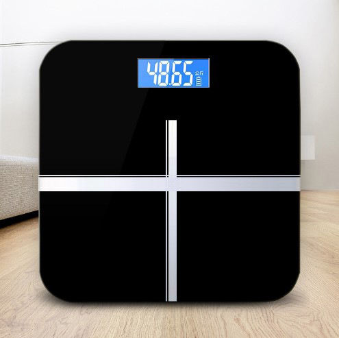 Home Smart Electronic Scale Glass 180KG Adult Body Fat Scale USB Charging One-Time Shipping