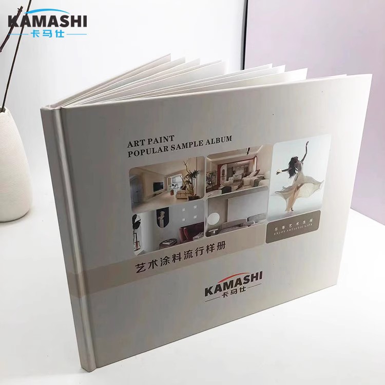 卡马仕艺术漆样册色卡册谈客移动艺术涂料样板间工地样板肌理漆