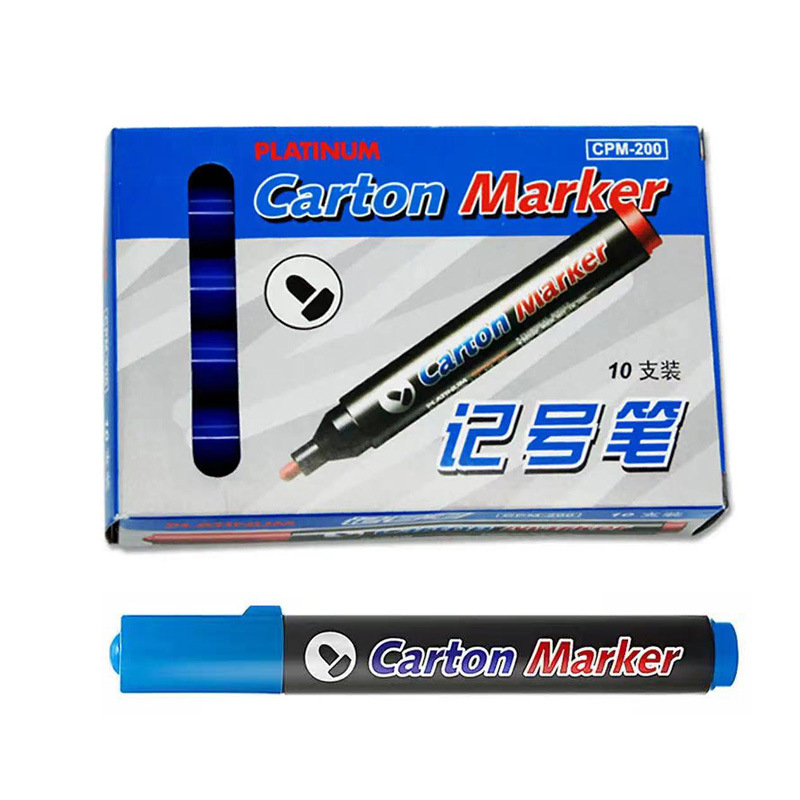 Marcador de platino CPM-200 marcador de cabeza grande aceitoso marcador de cabeza única cabeza gruesa marcador aceitoso marcador