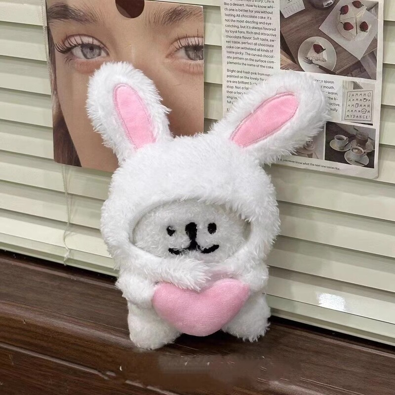 线条小狗挂件可爱小狗头套钥匙扣玩偶背包挂饰送情侣生日礼物毛绒|undefined
