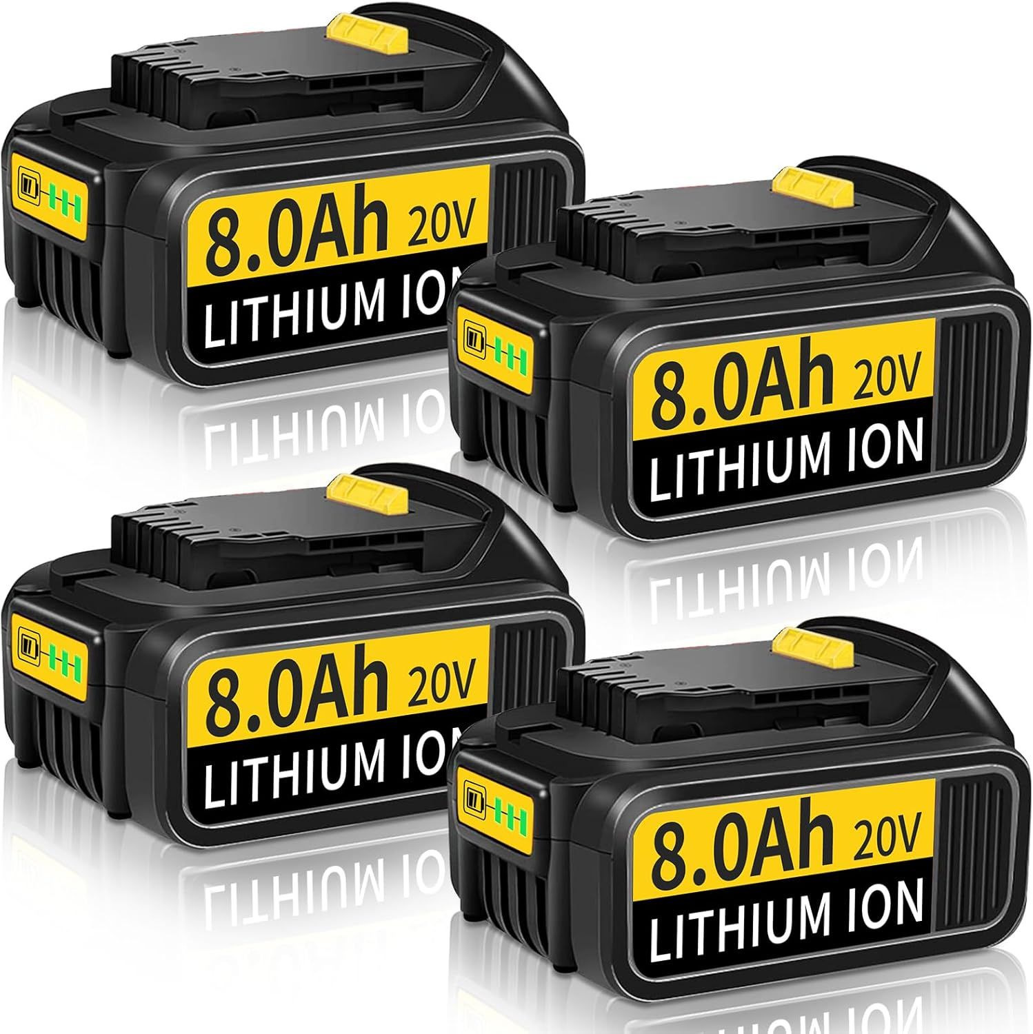 替代DeWalt德伟 20V8.0 ah  DCB180 DCB200手电钻电动工具电池厂