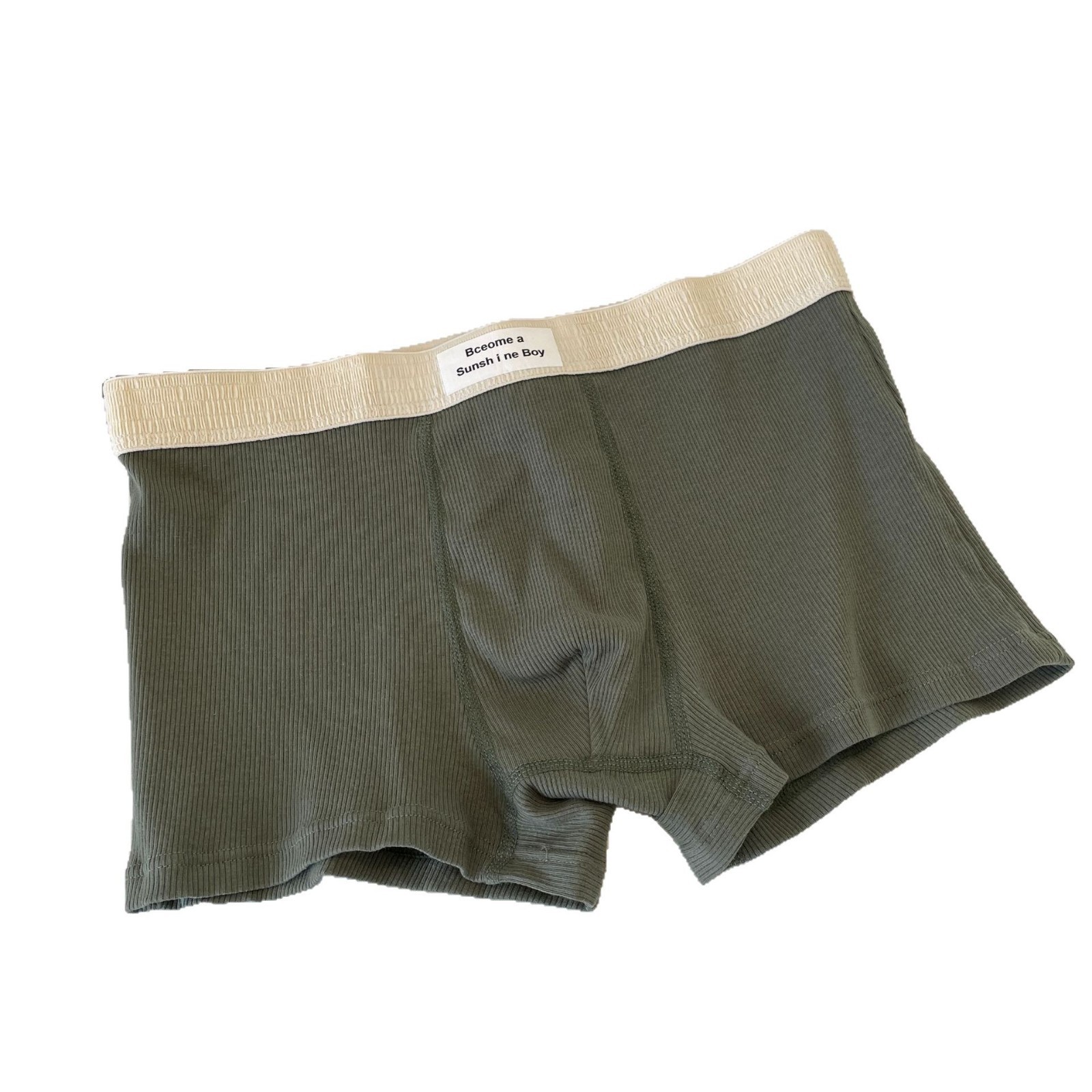 5A orificio antibacteriano y transpirable entrepierna 60 ropa interior de hombre de algodón roscado simple y cómoda calzoncillos bóxer de gran tamaño para niños