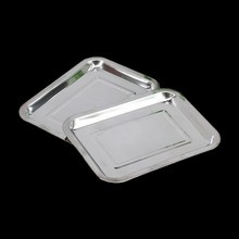 不锈钢方盘 批发2元店货源铁盘长方形菜盘肠粉盘烧烤盘不锈钢托盘