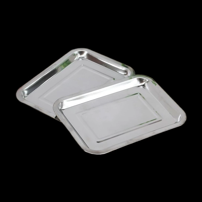 Нержавеющая сталь квадратная пластина оптом 2 юаня магазин поставки железная пластина прямоугольная тарелка для колбасы плита для барбекю поднос из нержавеющей стали