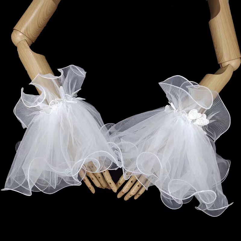 Bridal Lace Gloves High-end Sense French Sleeve Wedding Main Wedding Dress Decoration Hand Sleeve Wedding Dress Accessories