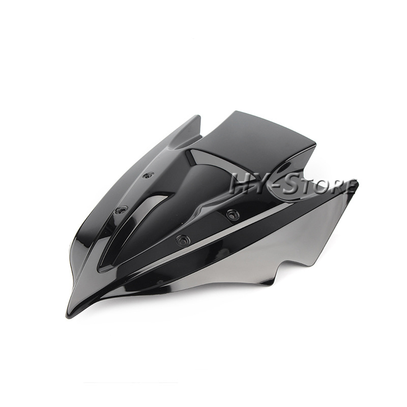Suitable for Kawasaki Z250 Z300 13-17 Years Old Windshield Windshield Modified and Heightened Windshield Deflector Windshield
