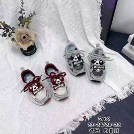 新款夏季镂空单网男童跑鞋儿童鞋大童运动鞋女童老爹鞋一手码批发