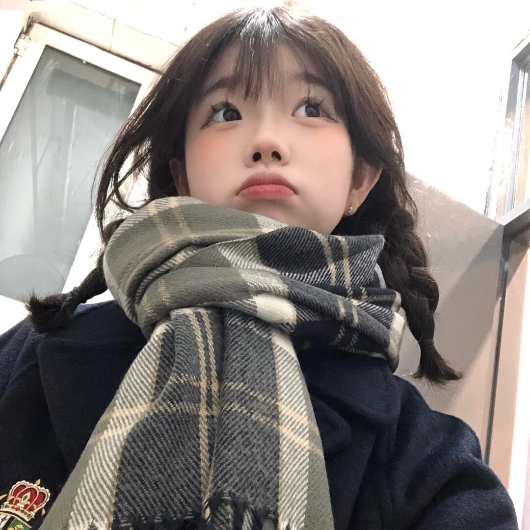 Scarf for Women, Jk Style, New Autumn/Winter 2025, Plaid, Warm Scarf, High-End, Versatile, Sweet Student Scarf