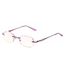 Ultra light fashionable elegant diamond glasses