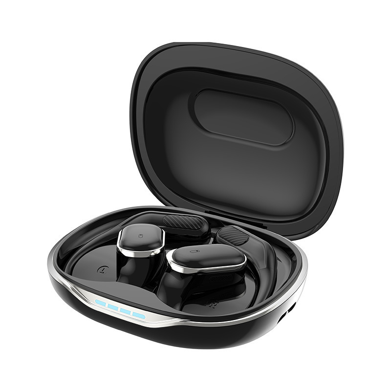 気伝導 OWS スポーツ耳掛けオープンタイプ超長バッテリー寿命ワイヤレスヘッドフォン Apple Android Bluetooth ヘッドフォンに適しています|undefined