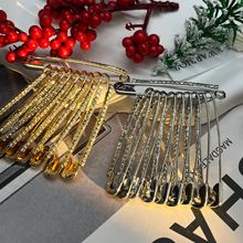 高级感别针收腰扣神器金属固定衣服防走光水钻胸针收裤腰裤子配饰