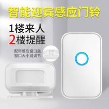 进门欢迎光临感应迎宾器店铺超市便利店红外线提示门铃店铺商用