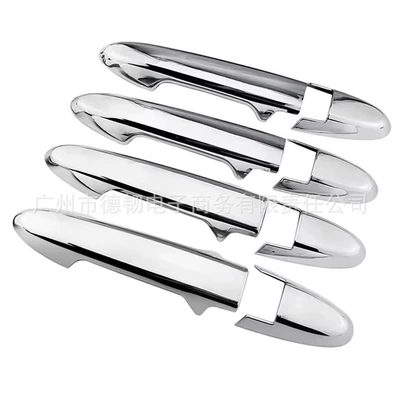 Suitable for 14-19 Models of Honda Fit Gp5 Gk5 Jazz Mk3 Chrome Handle Stickers for Fit Car Door Handles (Portal Wrist) - ordinary-handle