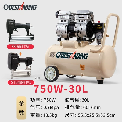 Hava kompressorları, small 220V air pump - copper-750w-30l-woodworking-package