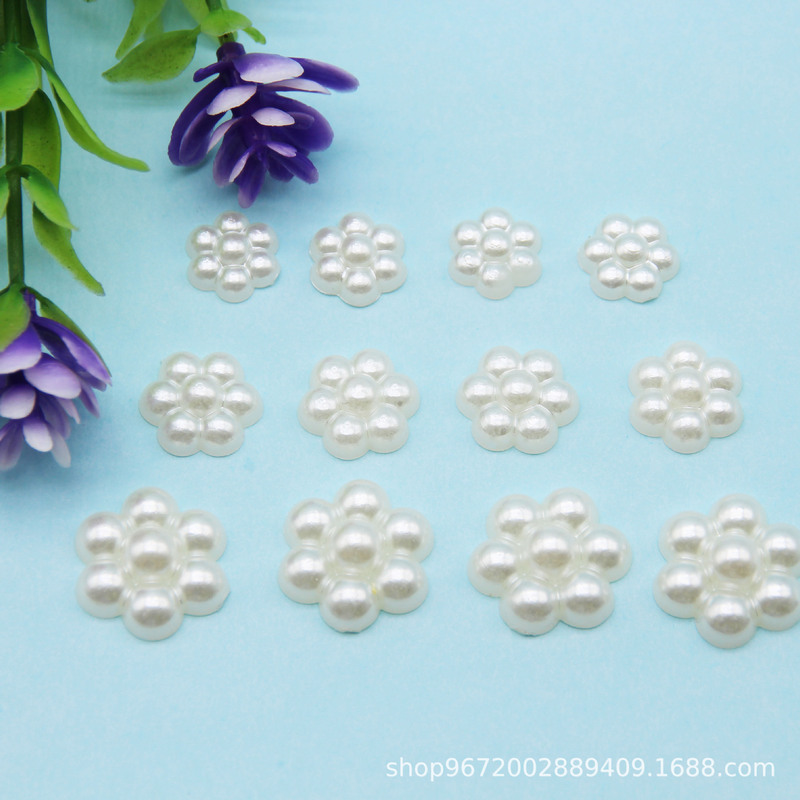 Spot 10# Half Buddha head flower all over the Sky Star Imitation Pearl handmade DIY mobile phone shell toy crafts jewelry accessories