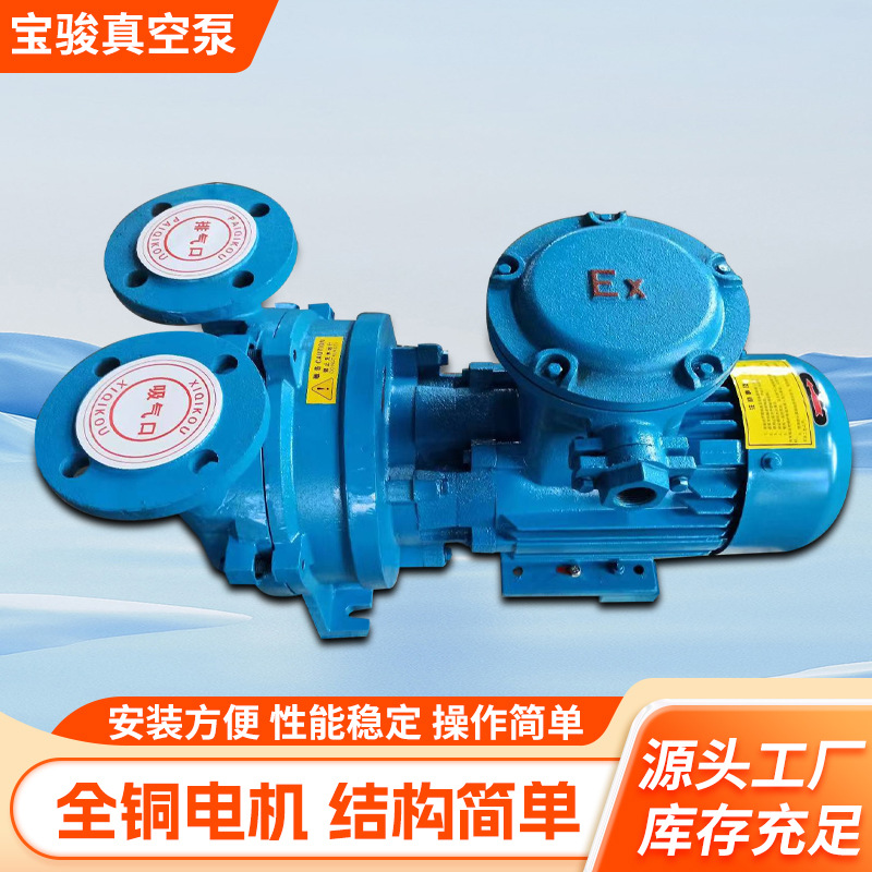 2BV5系列水环真空泵 工业化工CNC精雕机模具 铸铁/不锈钢叶轮厂家