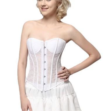 Корсет-майка для корпуса, корректирующий Bodysuit, дышащая кружево, стальные вставки, плотная посадка
