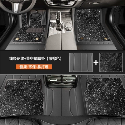 Ayaqaltılar (Kovriklər) – Aviation Soft Bag Car Floor - line-terms-black-black-starry-sky-blanket