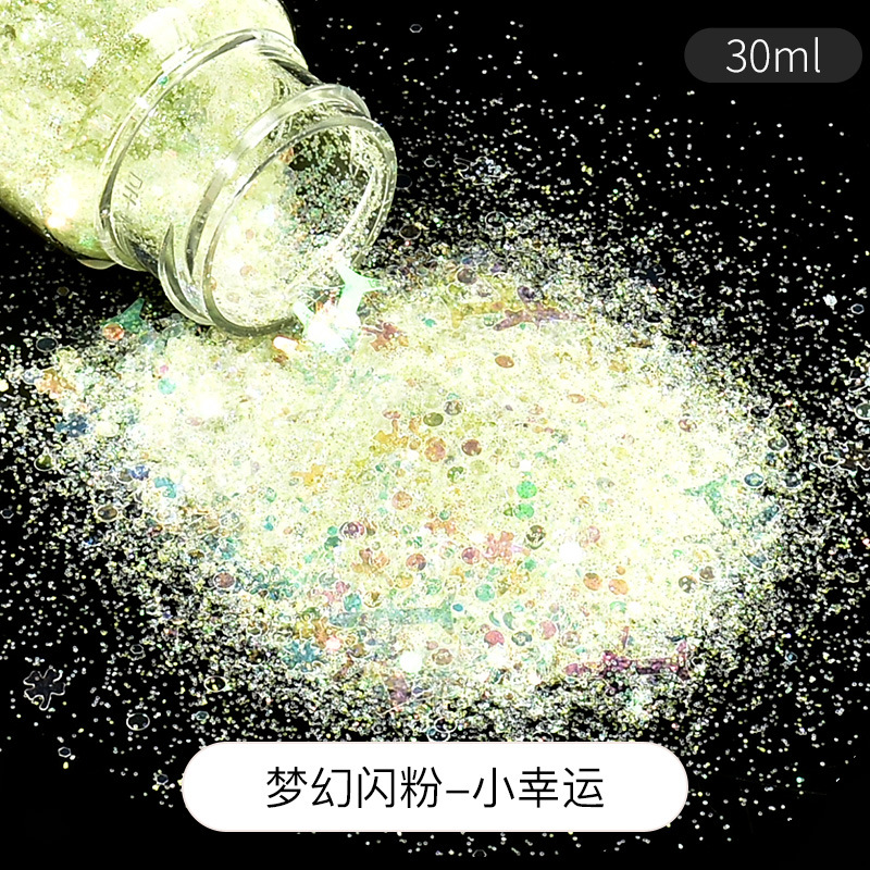 polvo brillante DIY material sequinilla goteo AB molde resina UV aceite Mahjong relleno joyas auriculares ilusión