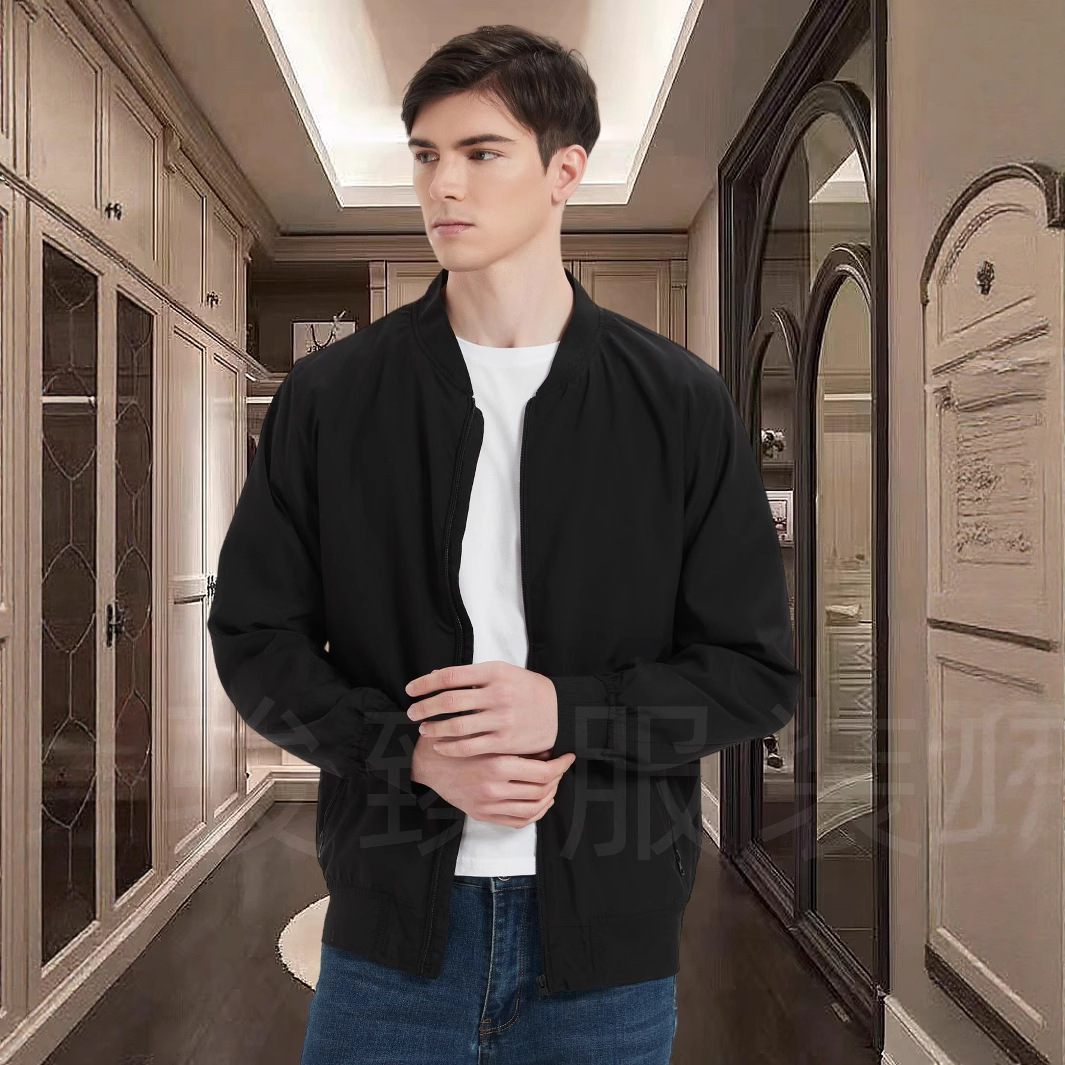 Kişi nazik yazlıq-payız gödəkçəsi, yüngül casual üst geyimi