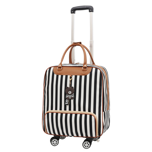 Trolley bag, men's and women's travel handbag, large-capacity luggage bag, boarding bag, foldable short-distance travel bag