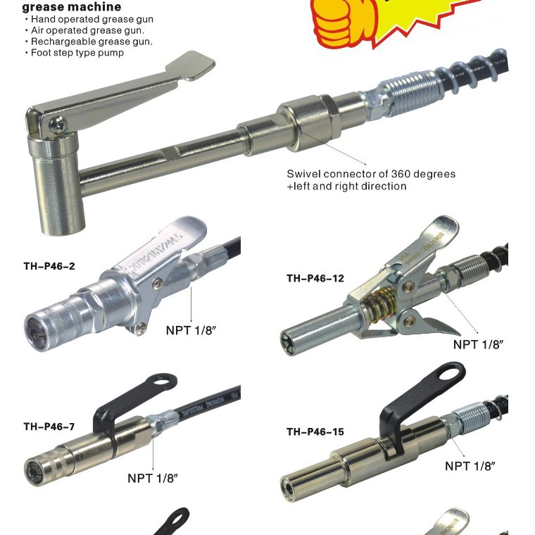 枪师傅锁钳式高压注油嘴  高压黄油嘴  高压注油嘴  黄油嘴