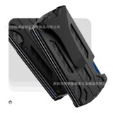 Ультратонкий бумажник, металлический минималистичный кошелек