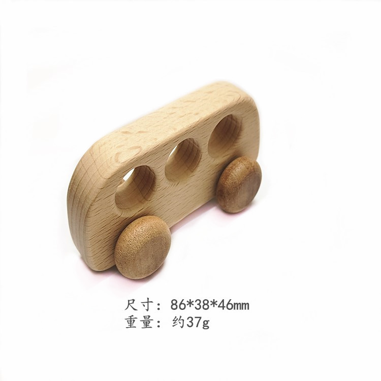 木製幼児おもちゃガラガラおしゃぶり赤ちゃん 100 日写真小道具アクセサリーおもちゃ木製リング