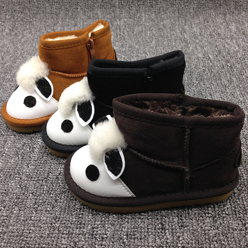 2021宝宝雪地靴男1至3岁小童冬天保暖棉鞋防滑软底女婴儿学步鞋子|ms