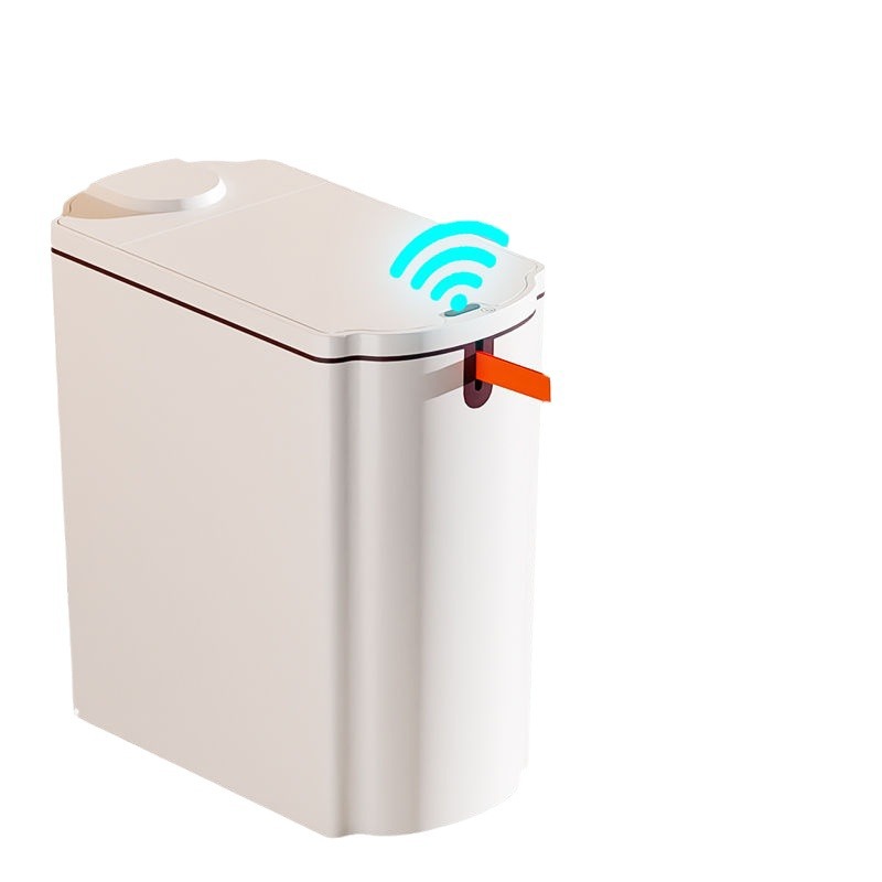 Basurera de inducción inteligente doméstica 2025 nueva sala de estar cocina inodoro automático inodoro de pared de hendidura eléctrica