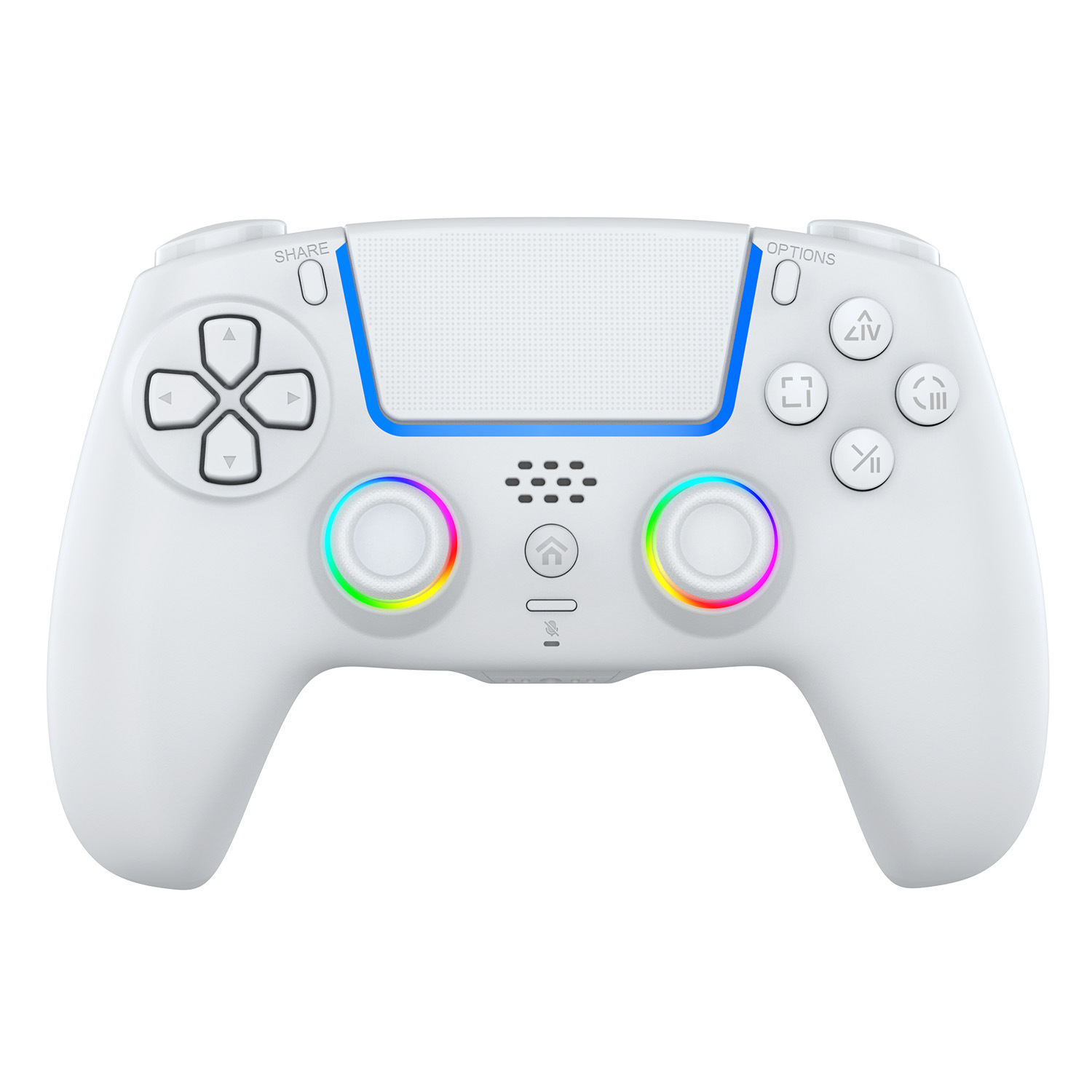 Control de juegos transfronterizo PS5 Bluetooth Hall Trigger PS5 Gamepad con luz RGB controlador inalámbrico