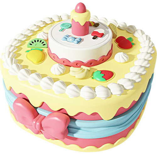 Factory direct cross-border children's ultra-light clay mold tool set cake plasticine colored clay handmade toys