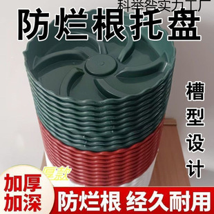 Pot Holder Resin Tray Ultra-Thick Breathable Bottom Tray Durable Sun Protection Pressure Round Root Control
