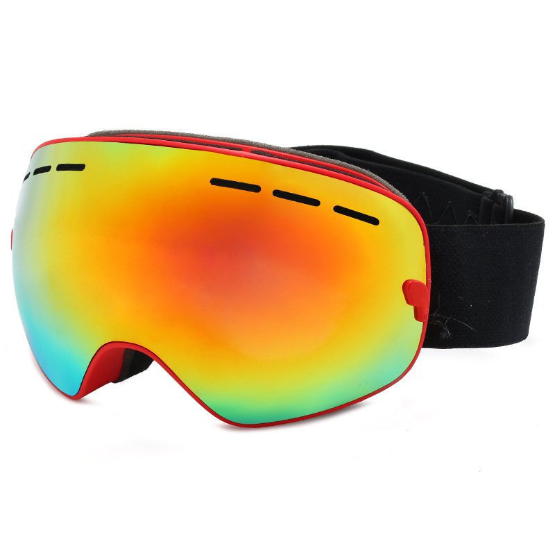 Unisex Outdoor-Sportbrille Bunte Skibrille für Männer und Frauen Erwachsene Skibrille Antibeschlag_voghion.com