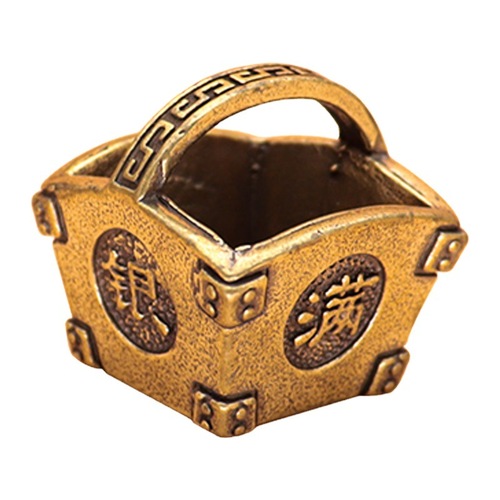 Spring and Autumn lucky money bucket keychain accessory five emperors handicraft ornament gift pendant wholesale stall